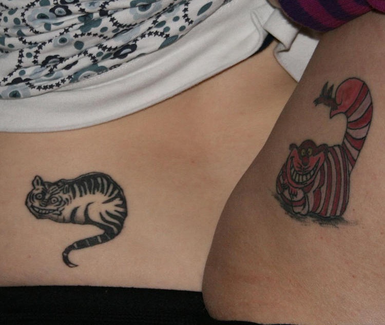 matching friendship cat tattoos tattooimages biz matching friendship cat tattoos tattooimages biz